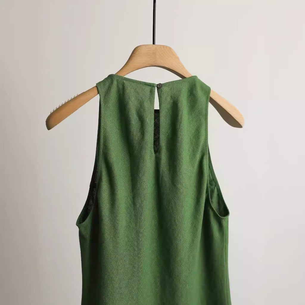 Cotton Maxi Dress | Pure Tea