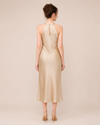 The Aurelia | Luxurious Heavyweight Triacetate Satin Dress