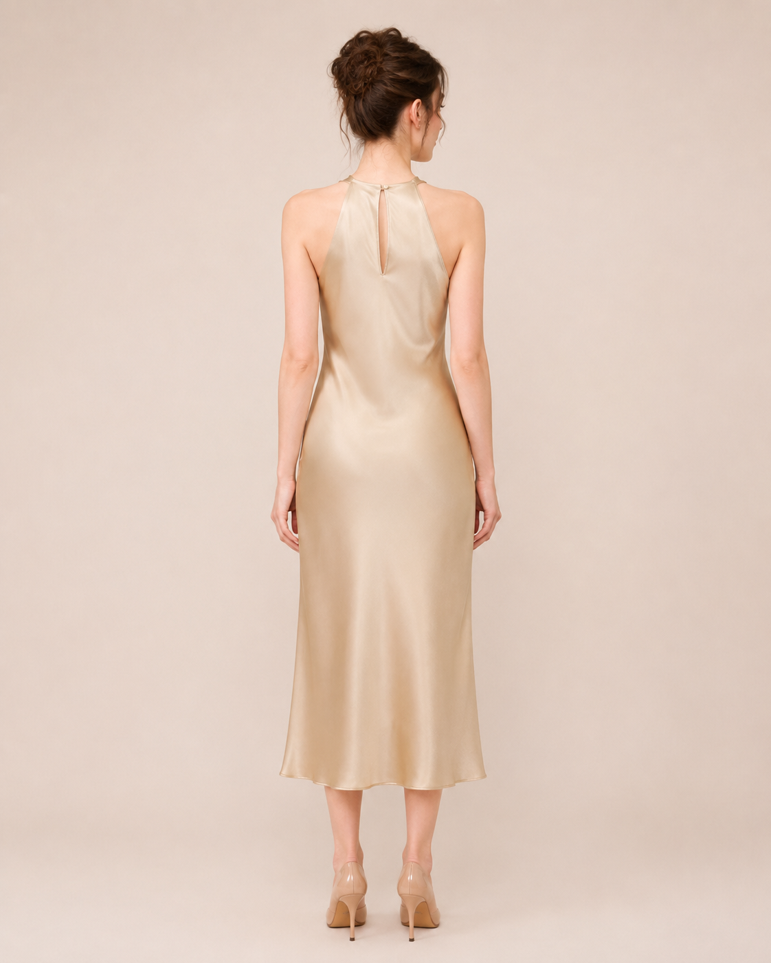 The Aurelia | Luxurious Heavyweight Triacetate Satin Dress