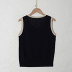 Linen-Blend Knitted Tank Top | Pearl