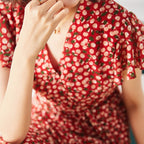 French-Inspired Fishtail Midi Tea Dress | Cherry