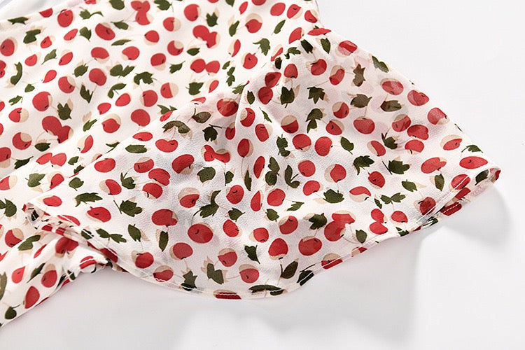 French-Inspired Fishtail Midi Tea Dress | Cherry