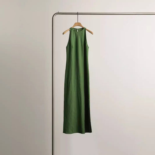 Cotton Maxi Dress | Pure Tea