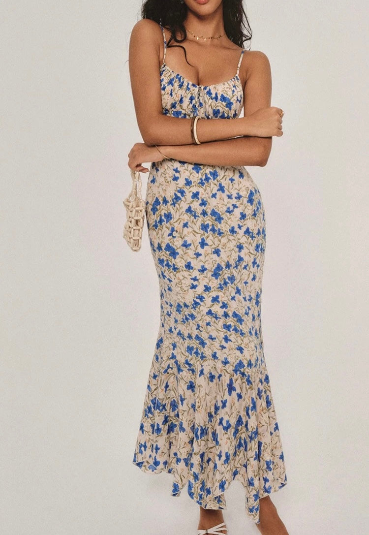 Floral Maxi Slip Dress | Lido Flora