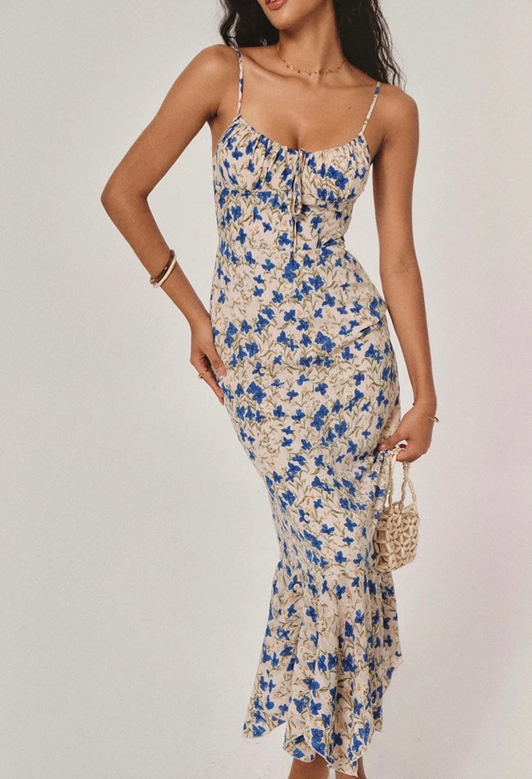 Floral Maxi Slip Dress | Lido Flora