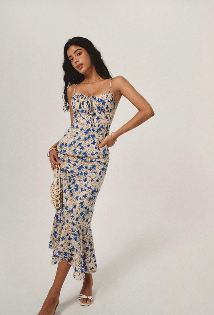Floral Maxi Slip Dress | Lido Flora