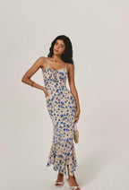 Floral Maxi Slip Dress | Lido Flora