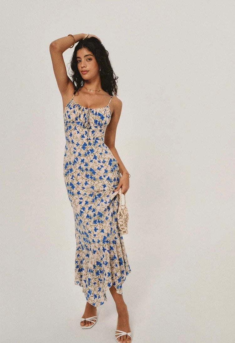 Floral Maxi Slip Dress | Lido Flora