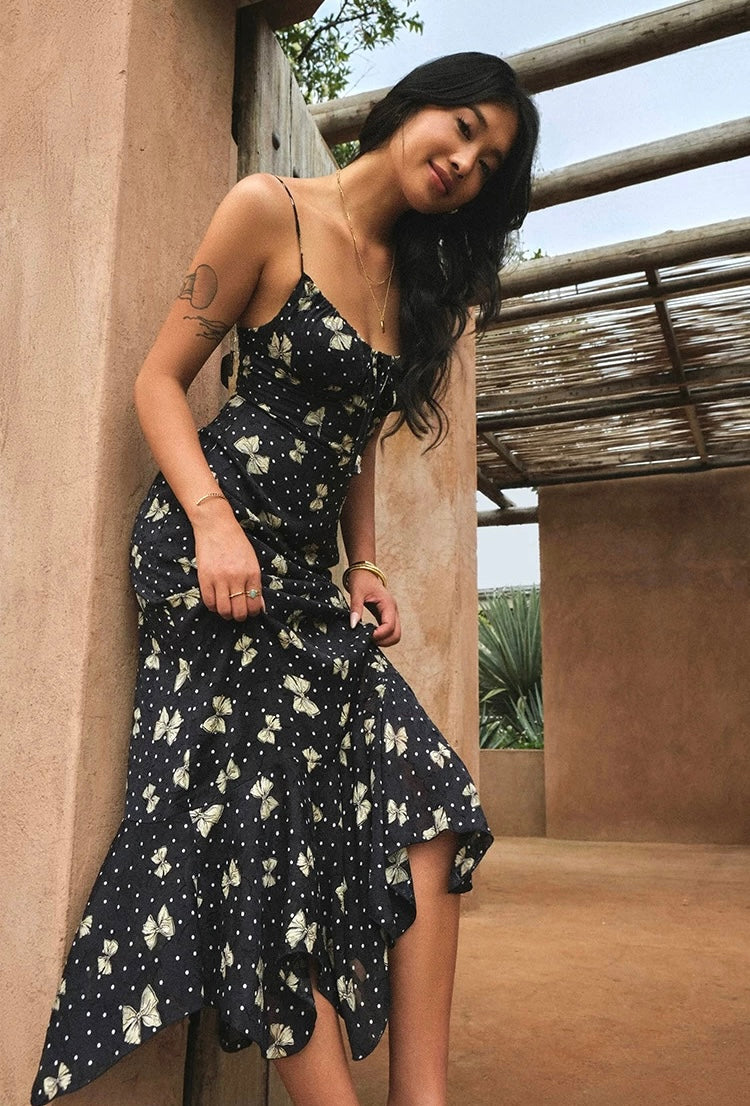 Floral Maxi Slip Dress | Lido Flora
