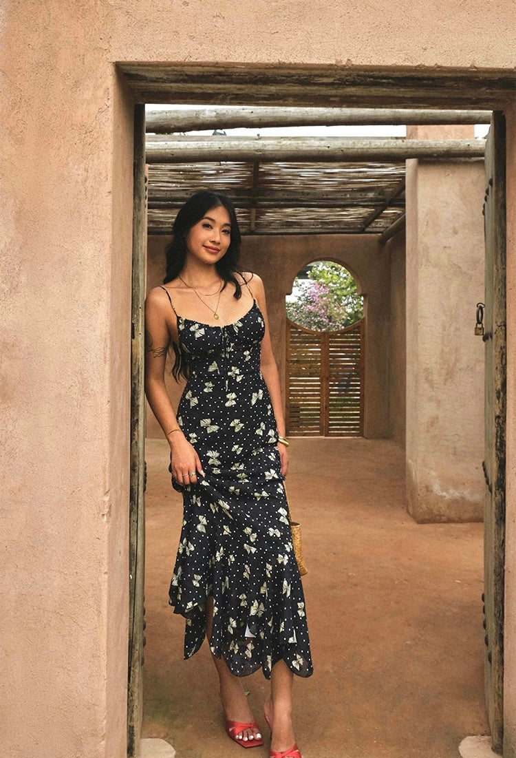 Floral Maxi Slip Dress | Lido Flora