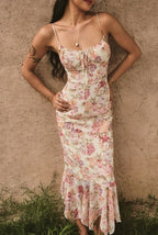 Floral Maxi Slip Dress | Lido Flora