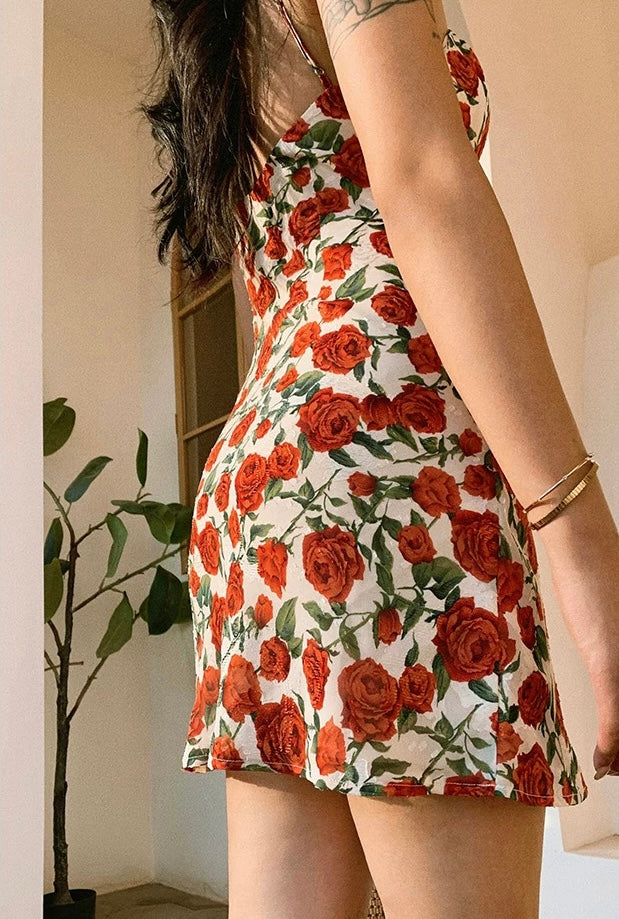 Floral Maxi Slip Dress |  Lido Rose