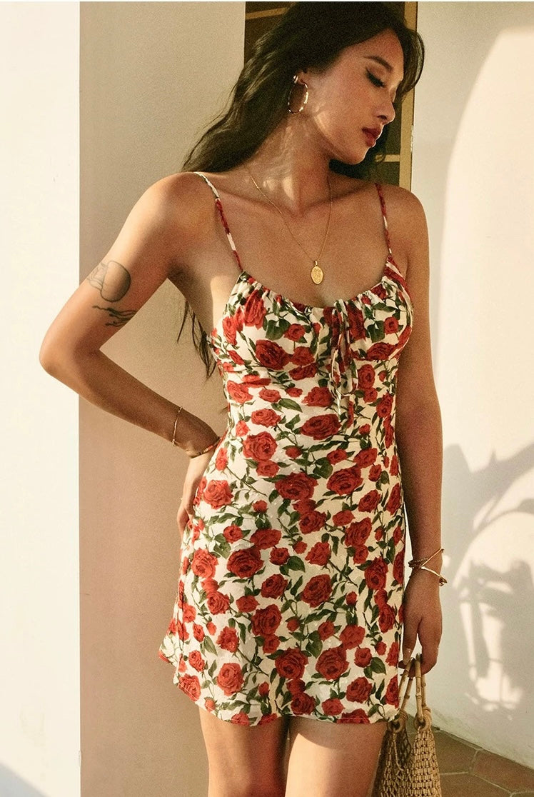 Floral Maxi Slip Dress |  Lido Rose