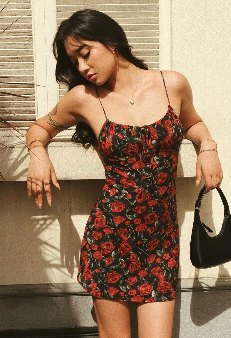 Floral Maxi Slip Dress |  Lido Rose