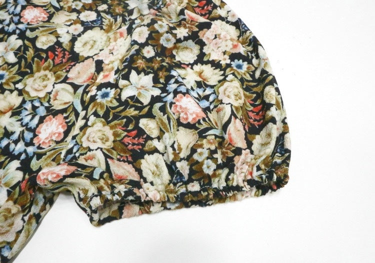 Printed Fitted Maxi Dress｜Vintage Bloom