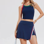 Tennis Active Skirt Set | Dual Tone