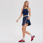 Tennis Active Skirt Set | Dual Tone