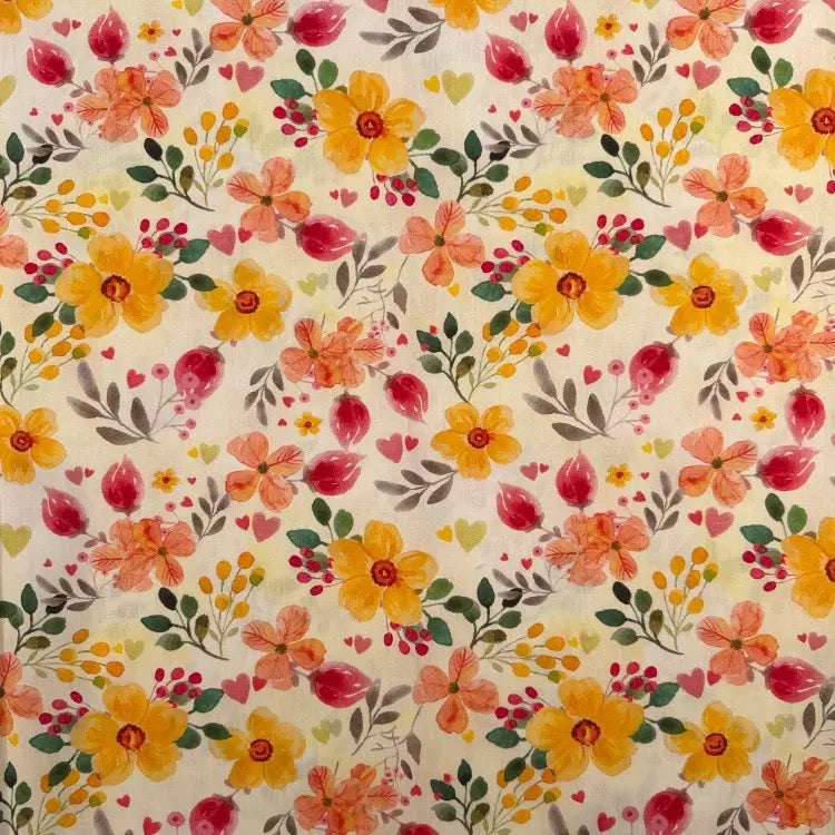 Wildflower | Cotton Printed Midi Dress | exclusive print