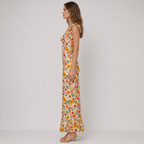 Wildflower | Cotton Printed Midi Dress | exclusive print