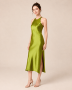 The Aurelia | Luxurious Heavyweight Triacetate Satin Dress
