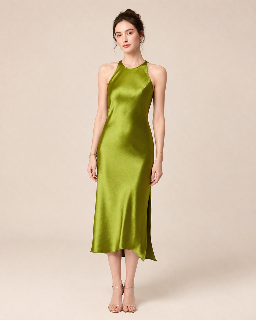 The Aurelia | Luxurious Heavyweight Triacetate Satin Dress